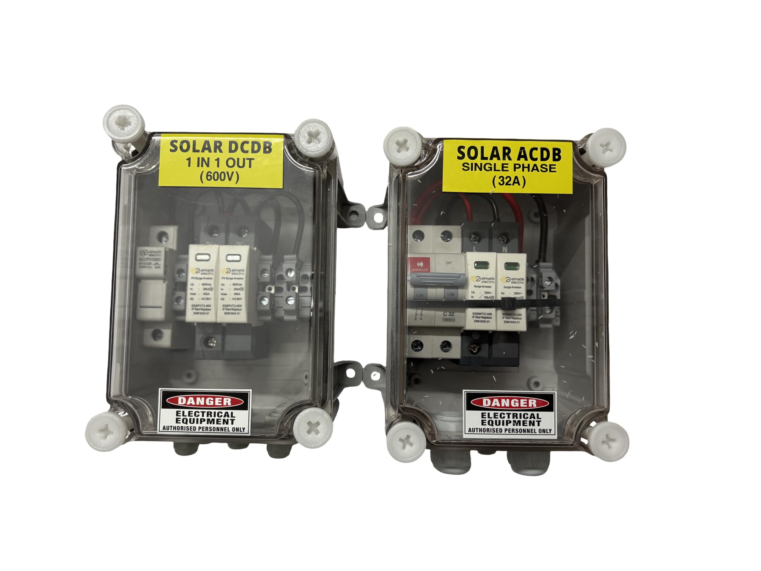 Solar ACDB + DCDB combo distribution box
