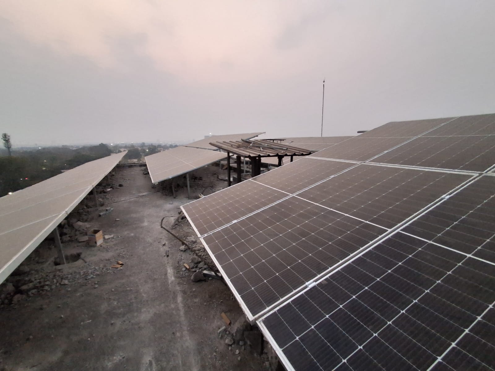 Rooftop solar installation under O&M for BHEL, Ranipet